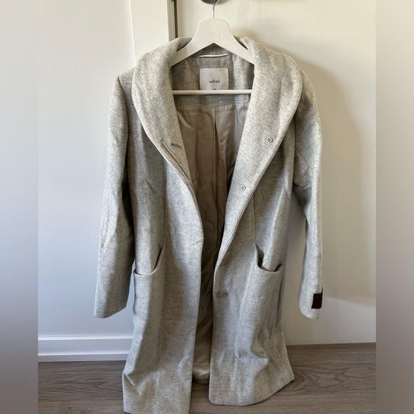 Aritzia Wilfred Cocoon Wool Coat - Picture 1 of 5